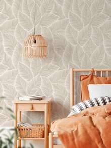 OUTANA 1pc Minimalist Luxury Home Decor Self-Adhesive Wallpaper, Waterproof And Moisture-Proof Surface, Scratch-Resistant And Wear-Resistant, Easy To Clean, Colorfast And Non-Fading, Strong Adhesive Backing, Removable Without Residue, Flat Application Without Wrinkles, Covers Wall Imperfections, Suitable For All Seasons, For Living Room, Bedroom, Entryway, Hallway Wall Decoration, Rental Home And Old House Renovation, B&B Room Decoration - Multiple Styles - View 4