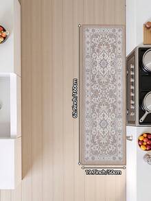 DAJIANG 1 pieza Alfombra de cocina vintage estilo bohemio, con respaldo de goma antideslizante, alfombra de cocina lavable, alfombra de cocina gruesa, adecuada para pasillo, lavandería, decoración navideña - Multicolor - Ver 14