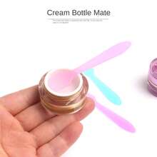 50pcs/100pcs Makeup Spatulas, Multipurpose Mini Scraper For Mixing Creams, Skincare Products Or Gua Sha Tools - Pink - View 11