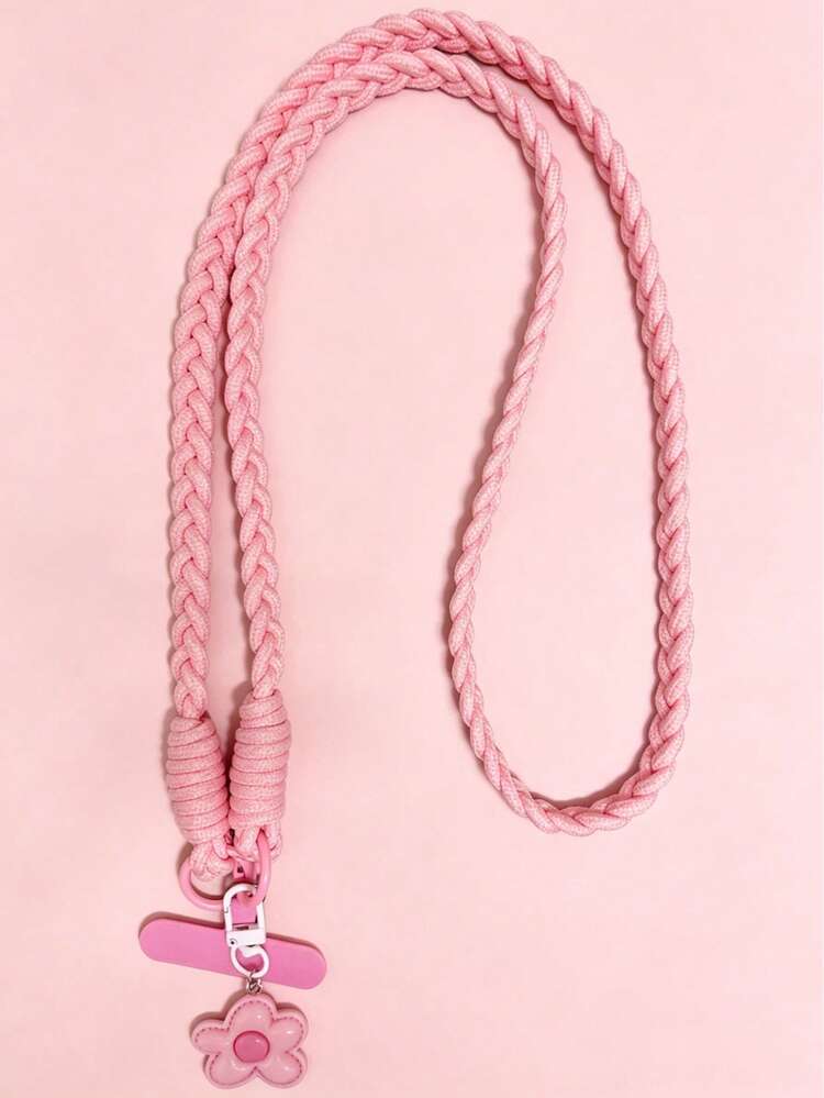 2026 New Year Phone Lanyard, Mother's Day Internet Celebrity Candy Five-Petal Flower Phone Hanging Rope, Dopamine, Diagonal Cross-Body Long Style, Ins Contrast Color Handmade Woven, For Outdoor Travel, Hiking, Unisex, Short Lanyard Phone Holder, Smartphone Wristband, Smartphone Protective Case Lanyard, Keychain, Smartphone Charm, Smartphone Crossbody Bag, Phone Accessories, Mobile Pendant, Easter - Multicolor - View 22