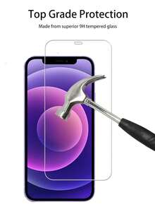 5pcs - Tempered Glass Screen Protector For IPhone 17/15/16/14/11/12/13 Pro Max, High Definition Tempered Glass, Compatible With IPhone XS Max/XR/X/15/7/8 Plus/SE/16e, Birthday Gift, Transparent Phone Screen Protector For Family And Friends, Phone Accessories - Clear - View 6
