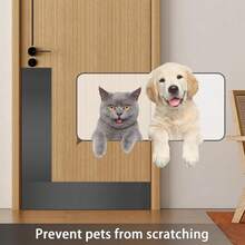 1pc 86cm X 15cm Metal Decorative Door Kick Plate - Damage-Free Self-Adhesive Installation, Protects Against Pet Scratches And Dents, Easy To Install, Strong Adhesive, Suitable For Indoor And Outdoor Doors, Single Pack - 1pc - View 8