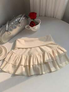 Women Skirts - Apricot - View 2