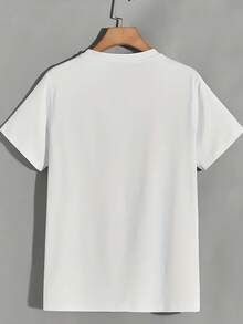 100% algodón, talla grande - Talla grande - Camiseta vintage con diseño de motocicleta resistente - Perfecta para reuniones familiares, camiseta suave, regalo ideal para entusiastas de las motocicletas y conjuntos divertidos para equipos. Camiseta de mujer de color sólido simple, corte holgado y ajustado, manga corta informal. - Blanco - Ver 3