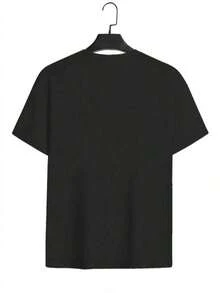 Premium Casual Unisex T-Shirts -  T-Shirt - San Antonio Spurs Arched C-Rest - Unisex Jersey Made Of 220g High Density Pure Cotton - 黑色 - 查看 2
