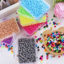 820 hạt nhựa Perler Fuse Beads đóng hộp, hạt nhựa ghép hình DIY sáng tạo, phụ kiện thủ công dành cho người lớn - Nhiều màu - Xem 6