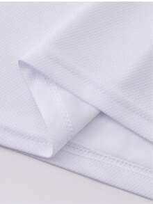 Camiseta de Cuello Redondo Holgada para Hombre con Estampado Geométrico de Peces - Estilo Urbano, Poliéster Ligero, Camiseta Casual de Verano para Adultos, Ropa Informal| Camiseta con Diseño Gráfico Atrevido| Tela Ligera - Blanco - Ver 6