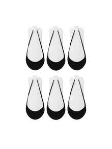 3/5 pares de calcetines cortos antideslizantes para mujer, calcetines ultra finos sin forro, calcetines invisibles transpirables para tacones altos - Multicolor - Ver 12