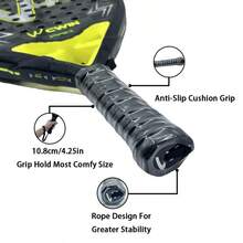 18K Carbon Fiber Badminton Racket, High Spin Control, Ergonomic Handle, Durable Frame, Suitable For Indoor And Outdoor Badminton Courts - Multicolor - View 8