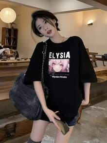 Women T-Shirts - Black - View 2
