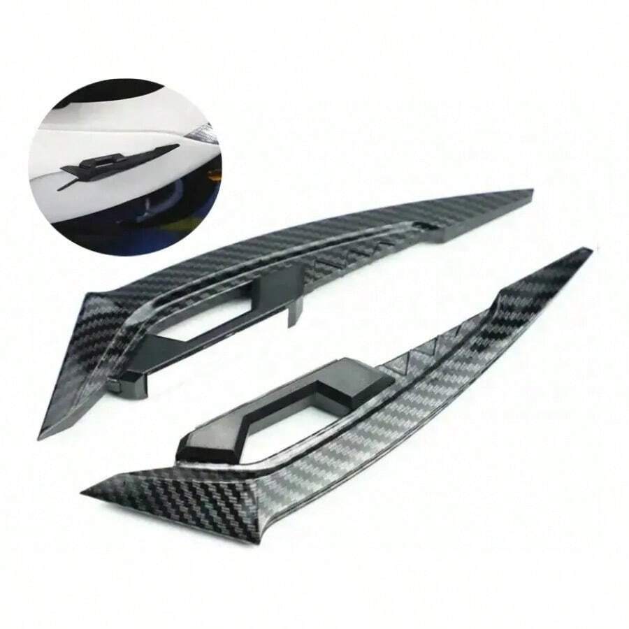 LM4Z Universal Motorcycle Fairing Spoilers - A - View 1