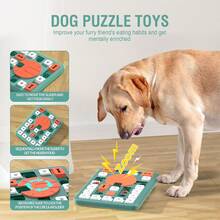 Dog Puzzle Toys, Treat Dispensing Dog Enrichment Toys For IQ Training And Brain Stimulation, Interactive Mentally Stimulating Toys As Gifts For Puppies, Cats, Dogs - L級4 - 查看 2