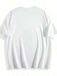 Women's Summer Collection. Women's Regular Fit Short-Sleeved Camisole. Printed Crew Neck, Sheer, Comfortable And Breathable, Soft And Non-Irritating, Suitable For Daily Wear, Travel, Versatile For Various Occasions, Various Sizes, Lightweight, Durable, Short Sleeves. Suitable As A Gift. Women's T-Shirt. Blouses > Elegant. Boho Chic. Soft, Breathable And Comfortable Women's Top, Ideal For Spring, Summer And Autumn, Perfect For Vacations, Travel And Everyday Wear. - 白色的 - 查看 2