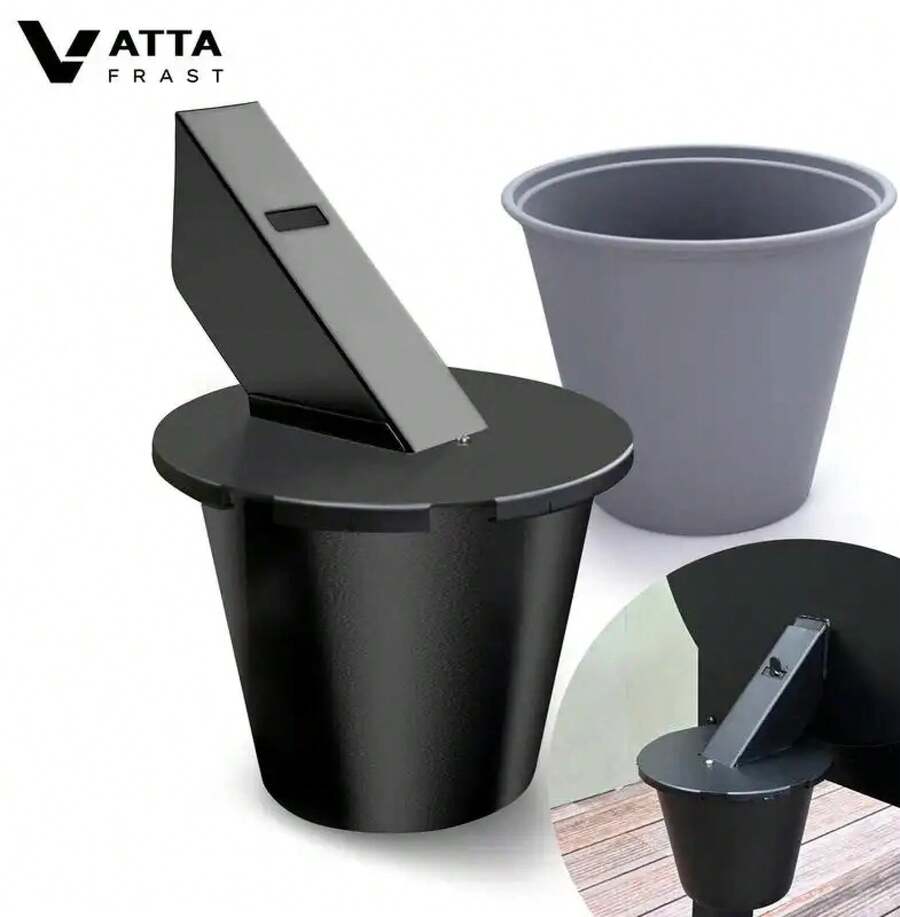 Grease Bucket With Lid & Silicone Liner, Upgraded Grill Accessories, Drip Bucket Traeger Smokers & Grills Compatible With Traeger, Pit, Z Grills, Recteq, And More - 1 - 查看 1
