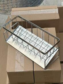 1 cái giá đựng đồ dùng nhà bếp chống gỉ có thanh treo khăn và khay hứng nước, có thể đựng miếng bọt biển, phù hợp với bồn rửa nhà bếp, phụ kiện bồn rửa nhà bếp bằng thép carbon chống gỉ. - Nhiều màu - Xem 13