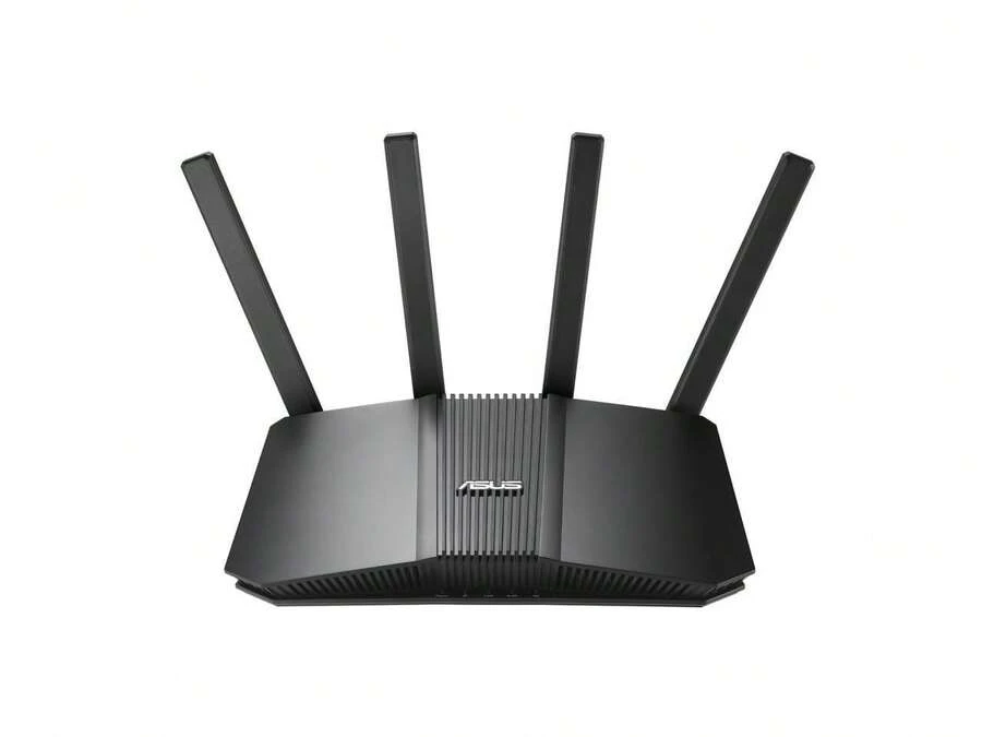 ASUS RT-BE82U Dual-Band WiFi 7 (802.11be) Smart AiMesh Extendable Router, 6500 Mbps, Five 2.5GbE Ports, 4096-QAM, Up To 3 SSIDs For IoT Devices, TAA Compliant - 黑色 - 查看 1