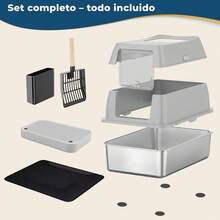 Lettiera per gatti - Grigio - Visualizzare 5