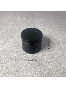 1.6/2/2.5/3inch Black 4-Layers Herb Grinder 4-Layer Zinc Alloy Crusher Manual Mill Mortar Pestle Tobacco Cutter Metal Tobacco Raw Grass Grinder Shredder  Tool Cigarette Accessories Gift - màu đen - Xem 7