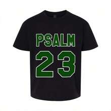 Women's Premium Jersey T-Shirt With Psalm 23 Print - Cotton, Casual, Short Sleeve, Round Neck, With Intense Green Lettering, Soft And Breathable Fabric, Ideal For Parties And Gifts, Sizes S-5XL - 黑色 - 查看 8