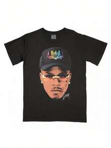 Da Baby Big Head T-Shirt - Schwarz - Übersicht 1