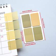 80 Mini Sticky Notes, 4 Colors. Portable Student Note-Taking Sticky Notes, Self-Adhesive And Easy To Use, Suitable For Office, Home, And School. Multiple Styles Available. A Handy Office Assistant, School Supplies, And A Must-Have For Back To School. - Square Sticky Note - View 18