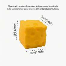 Cute Cheese Squishy,Ultra Soft Slow Rising Squishy, Perfect For Office Workers To Relieve Stress. Ideal Gift For Father's Day, Halloween, Christmas And Thanksgiving.Graduation Party Supplies,Cheese Squishy - Multicolor - View 10