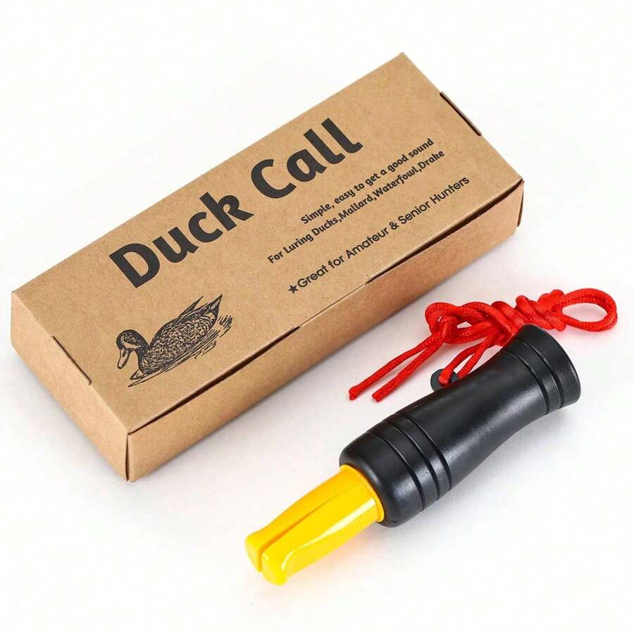 (1pc) Duck Call Whistle, Plastic Bird Caller, Realistic Sound Hunting Decoy, Outdoor Camping Survival Tool, Lure Duck Goose Pheasant, Multi Colors Available - Multicolor - View 1