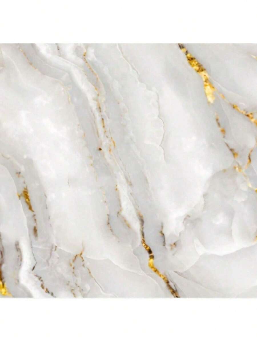 Self-Adhesive Marble Peel And Stick Wallpaper Roll, Removable Vinyl Sticker, Suitable For Living Room, Kitchen, Bedroom, Dorm - Waterproof DIY Wall Decor, Faux Stone, Removable - Marble Pattern - View 1