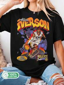 Tricou bootleg The Answer Philadelphia 76ers Fire & Ice, tricou Legend - Negru - Vizualizare 6