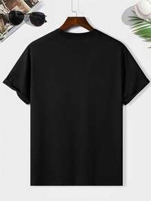 Men Sports Tees & Tanks - 黑色 - 查看 5