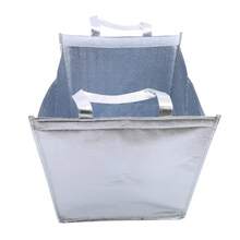 Bolsas de aluminio para almacenamiento de hielo, bolsa térmica aislada para comida de playa, cajas duraderas para exteriores, bolsa refrigeradora plegable, bolsa para almuerzo y picnic, 1 ud. - 8 pulgadas - Ver 7