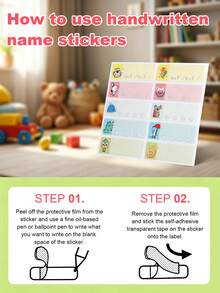 Custom Name Stamp For Clothes, Personalized Clothing Stamp Waterproof, Custom Stamp, Personalized Cute Animal Icon Stamp, Customized Laundry Organization Accessories For Travel Dorm Storage, Personalized Stamps, Customizable Fashion Marking Gift - Style a - View 7