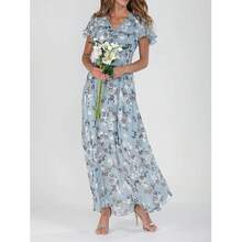 Women Long Dresses - 橘色 - 查看 6