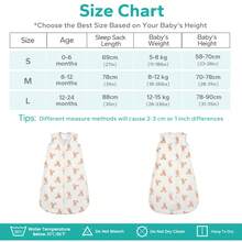 1.5 Tog Flannel Baby Sleeping Sack Warm Toddler Sleeping Bag For All Season - Bear - View 5