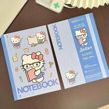 SANRIO Sổ tay Hello Kitty mới, kiểu Nhật Bản, chất lượng cao, bìa mềm, khổ B5, có dòng kẻ, dành cho học sinh. - Nhiều màu - Xem 9
