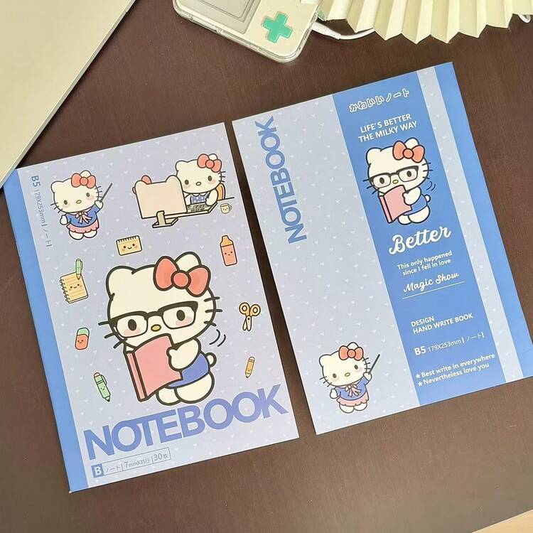 SANRIO 新款笔记本，日式高品质B5软封面横线笔记本，学生适用 - 彩色 - 查看 9