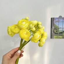 1束人造牡丹花，家居装饰摆件，婚礼装饰花束，1束包含6枝 - 彩色 - 查看 11