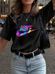 Women T-Shirts - Black - View 1