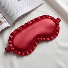 Silk Ruffle Sleep Eye Mask Eye Protection Travel Soft Sleeping Shading Eye Covers Multicolor Eye Patches For Woman Man - Multicolor - View 15