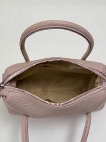 Women's Pillow Handbag, Fashionable Minimalist Elegant Large Capacity Shoulder Bag, Pink - Pink - View 10