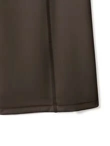 Pantalones casuales de verano para mujer Aoqta, de unicolor, de cintura alta, adelgazantes, sueltos y de pierna ancha, para yoga, running, entrenamiento, fitness y uso diario - Café integral - Ver 12