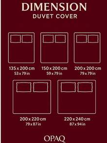 2/3-teiliges Türkische Baumwolle Gewebe Bettbezug Set | Bettbezug und Kissenbezug, moderne Bettwäsche für Schlafzimmer, 135*200 cm, 150*200 cm, 200*200 cm, 200*220 cm, 220*240 cm - Grün - Übersicht 7