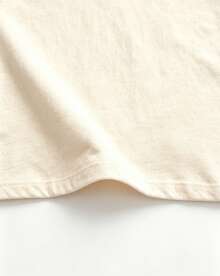 FashionNEW Women's Casual Short Sleeve T-Shirt With Cat Print, Minimalist Korean Summer Style, New Versatile Vintage Urban Style T-Shirt, Unisex, Loose Fit, Cotton, Round Neck And Short Sleeve. - 杏色 - 查看 3