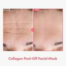 Real Collagen Fit, Hydrolyzed Collagen Wrapping Mask, Peel Off Facial Mask For Elasticity, Hydrating, Glow, Glass Skin, Face Moisturizer, Self Care, Korean Skin Care, 50ml, 1.69 Fl. Oz. - default - 查看 4