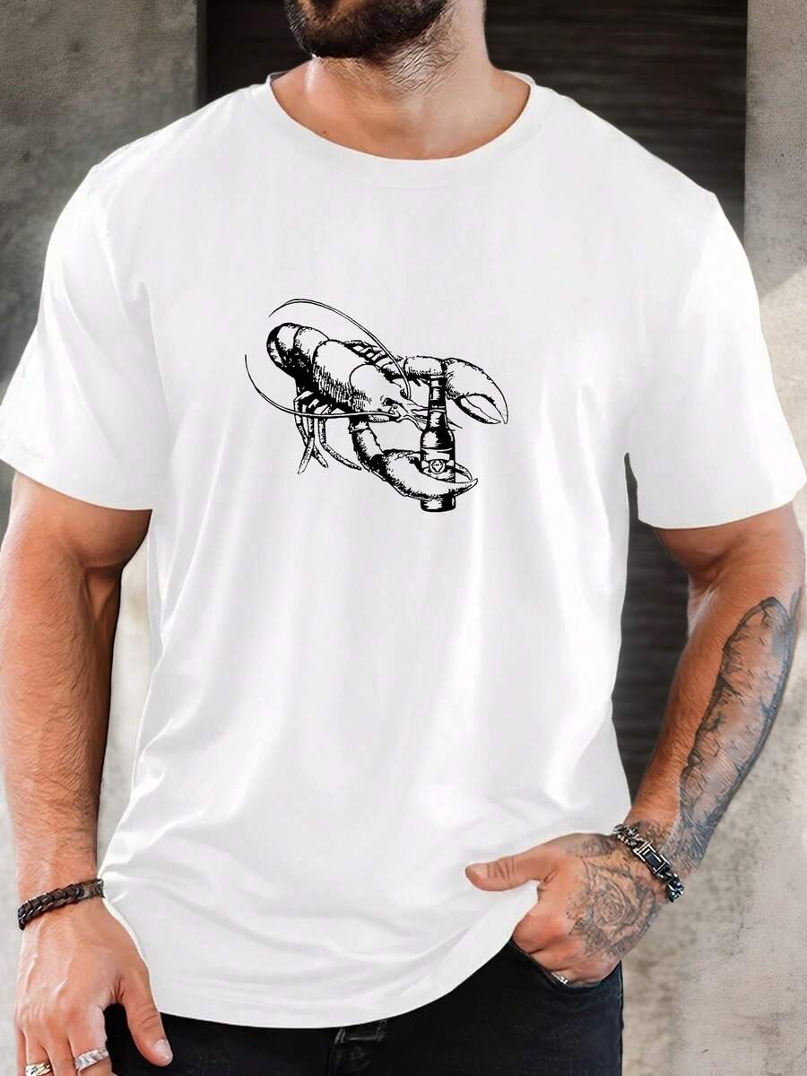 T-shirts för män - Vitt - Visa 1