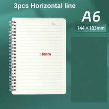 促销学校用品PP透明封面笔记本空白记事本方形A4 A5 B5 A6线圈笔记本横格空白笔记本纸质笔记本学生用线圈笔记本 - 透明封面筆記本 - 查看 20