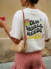 Women T-Shirts - White - View 2