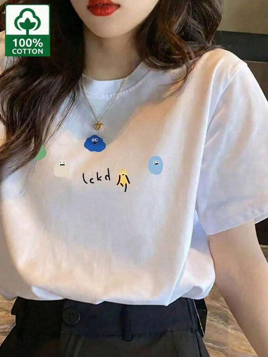 Women T-Shirts - White - View 1