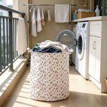1 giỏ đựng quần áo, đồ chơi chống thấm nước, có dây rút và chống bụi. - Nhiều màu - Xem 5