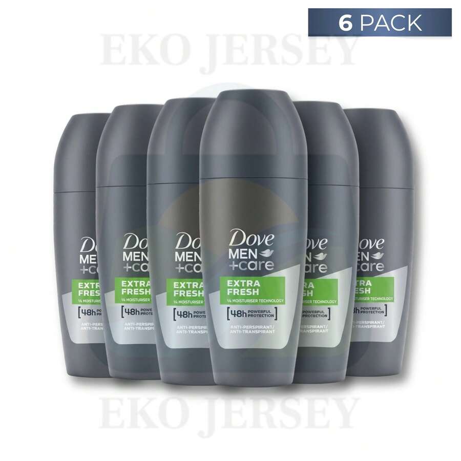 Dove Men+Care Extra Fresh Roll On Deodorant 48h Odor Protection 1.69oz / 50ml Pack Of 6 - nhiều mùi hương - Xem 1